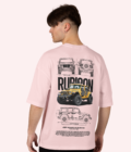 Jeep Wrangler Rubicon Oversized Classic T-Shirt | Off-Road Graphic Tee - Image 5
